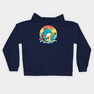 Bard Narwhal Siren of the Sea Kids Hoodie